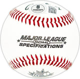 Eric Mackenzie Autographed Official Rawlings Baseball Philadelphia A's Beckett BAS QR #BM25463
