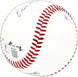 Eric Mackenzie Autographed Official Rawlings Baseball Philadelphia A's Beckett BAS QR #BM25463
