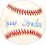 Jesse Gonder Autographed Official AL Baseball New York Yankees, New York Mets Beckett BAS QR #BM25472