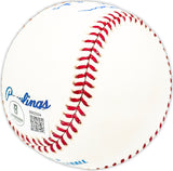 Cal Neeman Autographed Official MLB Baseball Chicago Cubs "1957-60 Chicago Cubs" Beckett BAS QR #BM25004