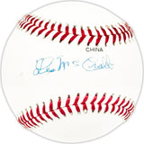 Les McCrabb Autographed Official League Baseball Philadelphia A's Beckett BAS QR #BM25007