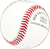Les McCrabb Autographed Official League Baseball Philadelphia A's Beckett BAS QR #BM25007
