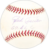 Mike Cuellar Autographed Official AL Baseball Baltimore Orioles "67 AL CY" Beckett BAS QR #BM25010