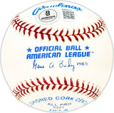 Mike Cuellar Autographed Official AL Baseball Baltimore Orioles "67 AL CY" Beckett BAS QR #BM25010