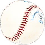 Mike Cuellar Autographed Official AL Baseball Baltimore Orioles "67 AL CY" Beckett BAS QR #BM25010