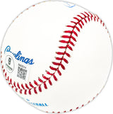 Buddy Booker Autographed Official MLB Baseball Cleveland Indians, Chicago White Sox Beckett BAS QR #BM25014