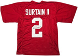 Alabama Crimson Tide Patrick Surtain II Autographed Maroon Jersey Beckett BAS Witness Stock #213091