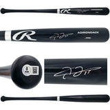 Frank Thomas Autographed Black Rawlings Adirondack Baseball Bat Chicago White Sox Beckett BAS Witness Stock #239728