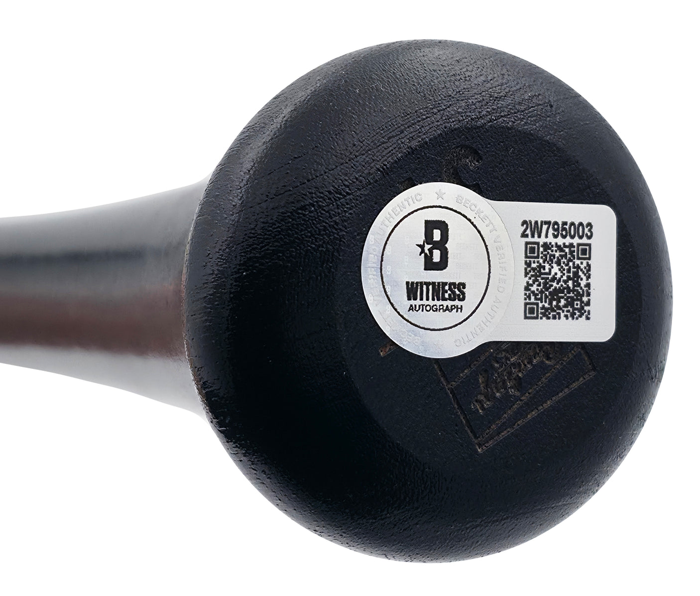 Frank Thomas Autographed Black Rawlings Adirondack Baseball Bat Chicago White Sox Beckett BAS Witness Stock #239728