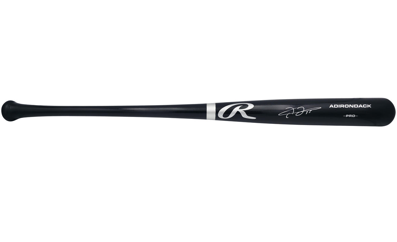 Frank Thomas Autographed Black Rawlings Adirondack Baseball Bat Chicago White Sox Beckett BAS Witness Stock #239728