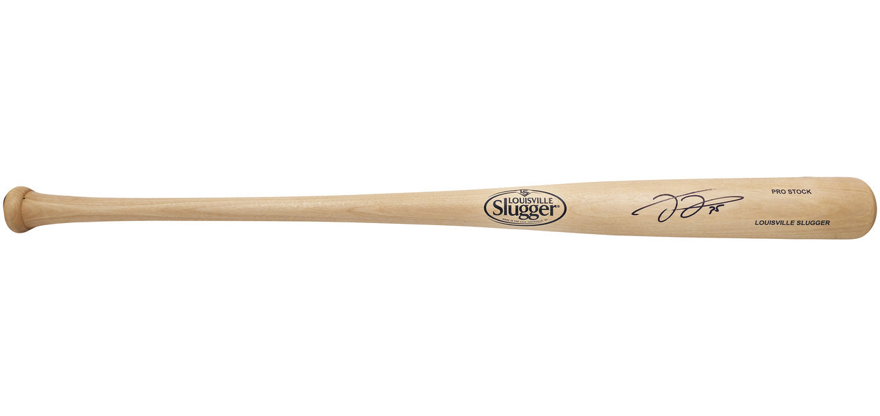 Frank Thomas Autographed Blonde Louisville Slugger Baseball Bat Chicago White Sox Beckett BAS Witness Stock #239729