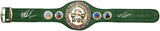 Mike Tyson & Evander Holyfield Autographed Green WBC World Championship Boxing Belt JSA QR Stock #239483