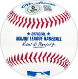 Sebastian Walcott Autographed Official MLB Baseball Texas Rangers Beckett BAS Witness Stock #227315