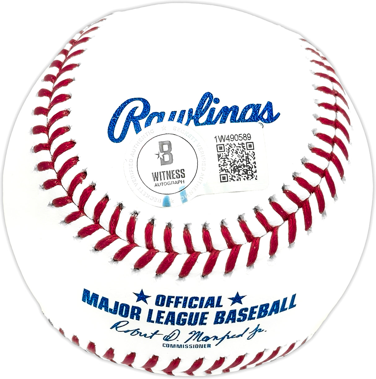 Sebastian Walcott Autographed Official MLB Baseball Texas Rangers Beckett BAS Witness Stock #227315