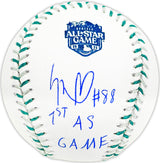 Luis Robert Jr. Autographed Official 2023 All Star Game Logo MLB Game Baseball Chicago White Sox "1st AS Game" Beckett BAS Witness Stock #227326