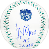 Luis Robert Jr. Autographed Official 2023 All Star Game Logo MLB Game Baseball Chicago White Sox "1st AS Game" Beckett BAS Witness Stock #227326