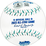 Luis Robert Jr. Autographed Official 2023 All Star Game Logo MLB Game Baseball Chicago White Sox "1st AS Game" Beckett BAS Witness Stock #227326