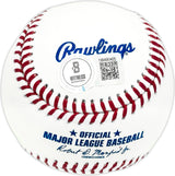 Luis Robert Jr. Autographed Official MLB Baseball Chicago White Sox Beckett BAS Witness Stock #227328