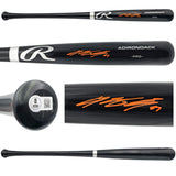 Jung Hoo Lee Autographed Black Rawlings Adirondack Baseball Bat San Francisco Giants Beckett BAS Witness Stock #227309