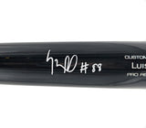 Luis Robert Jr. Autographed Black & Gray Victus Player Model Baseball Bat Chicago White Sox Beckett BAS Witness Stock #227298