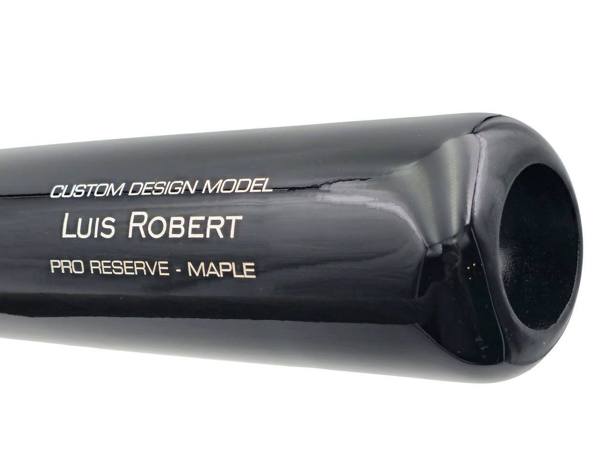 Luis Robert Jr. Autographed Black & Blonde Victus Player Model Baseball Bat Chicago White Sox Beckett BAS Witness Stock #227297
