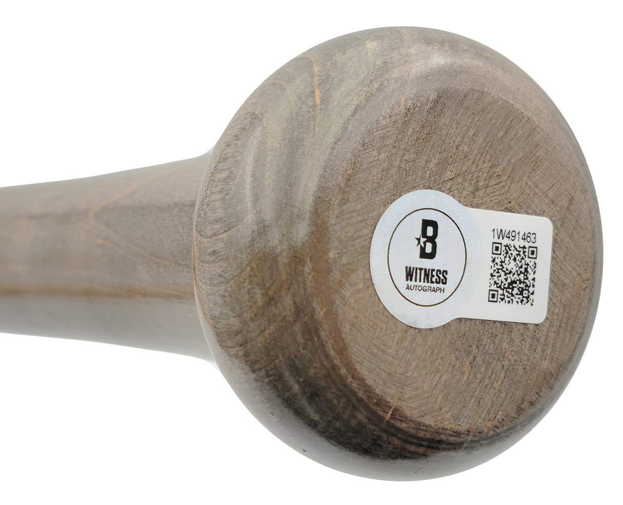 Jung Hoo Lee Autographed Orange & Gray Old Hickory Player Model Baseball Bat San Francisco Giants Signed In Korean Beckett BAS Witness Stock #227306