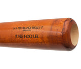 Jung Hoo Lee Autographed Orange & Gray Old Hickory Player Model Baseball Bat San Francisco Giants Signed In Korean Beckett BAS Witness Stock #227306