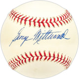 George Mitterwald Autographed Official AL Baseball Minnesota Twins, Chicago Cubs SKU #227381