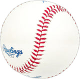 Don Pepper Autographed Official MLB Baseball Detroit Tigers SKU #227583