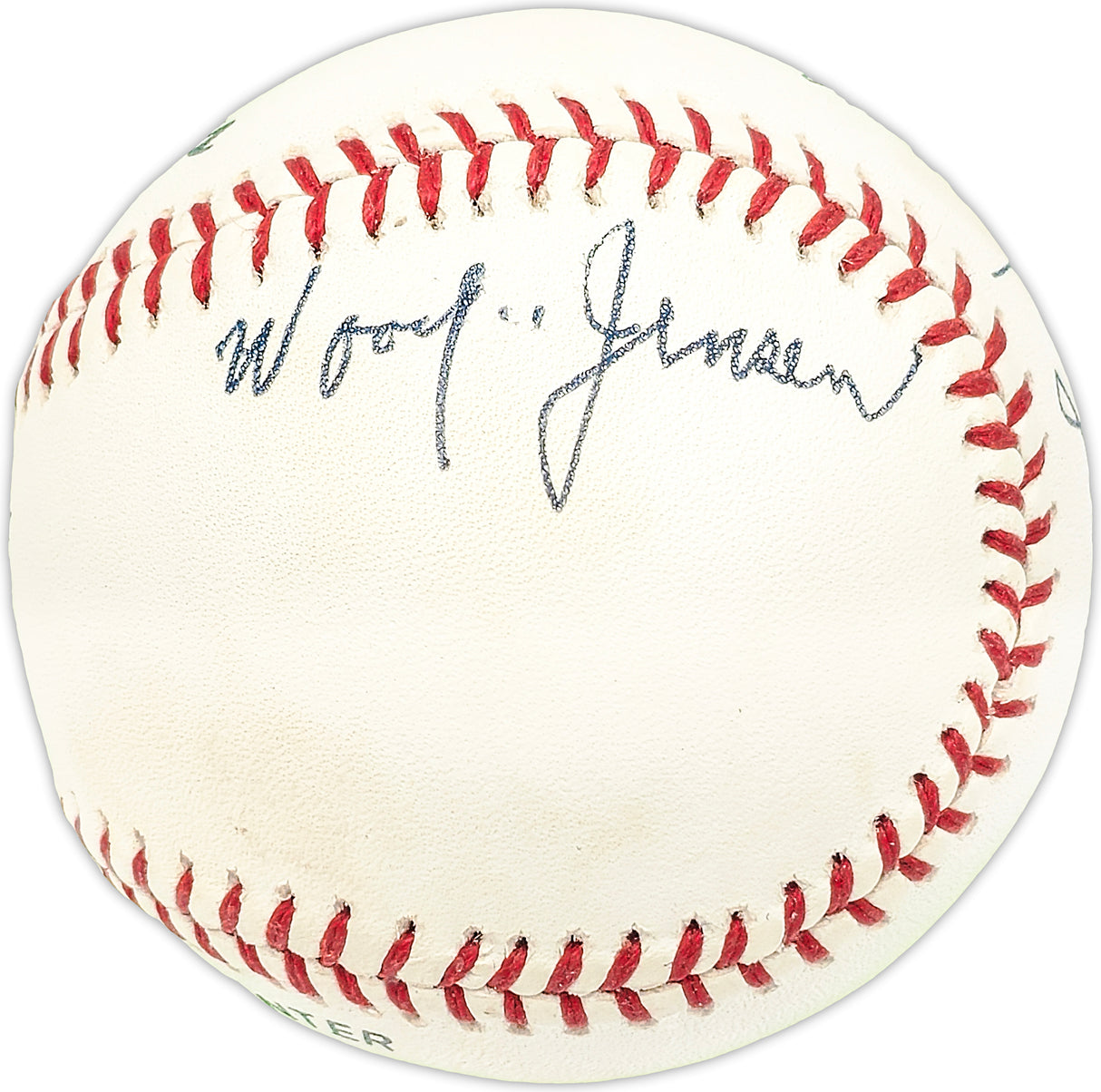 Forrest Woody Jensen Autographed Official NL Baseball Pittsburgh Pirates (Signed Twice) JSA #E55311
