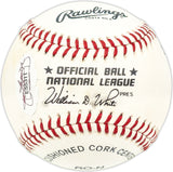 Forrest Woody Jensen Autographed Official NL Baseball Pittsburgh Pirates (Signed Twice) JSA #E55311