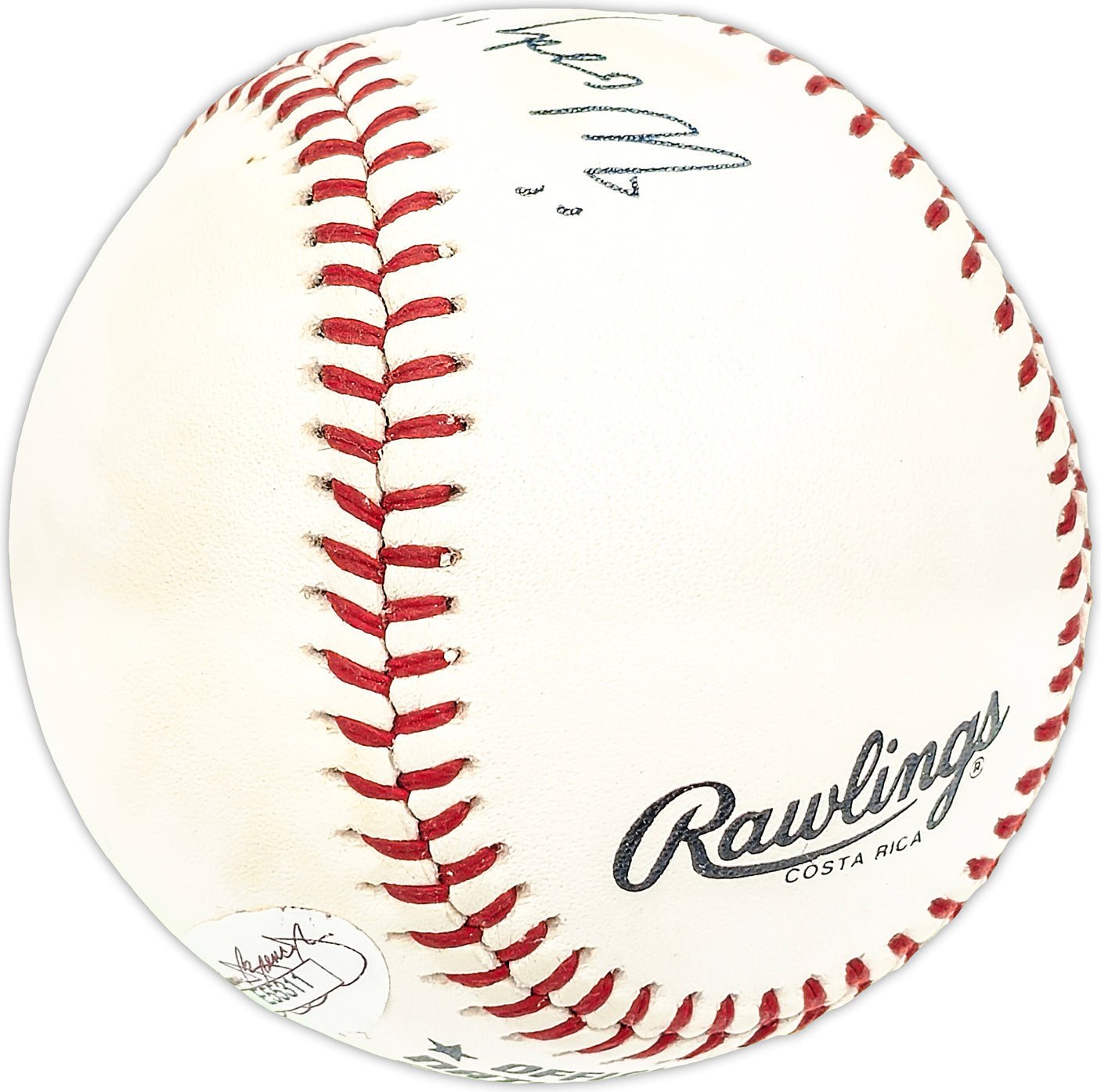 Forrest Woody Jensen Autographed Official NL Baseball Pittsburgh Pirates (Signed Twice) JSA #E55311