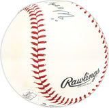 Forrest Woody Jensen Autographed Official NL Baseball Pittsburgh Pirates (Signed Twice) JSA #E55311