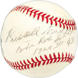 Russ Scarritt Autographed Official NL Baseball Boston Red Sox "Boston Red Sox 1929, 30, 31" JSA #E55301