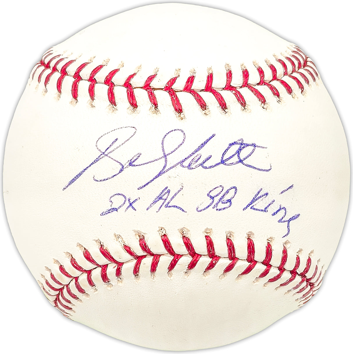 Bill North Autographed Official MLB Baseball Oakland A's "2X AL SB King" TriStar Holo #6249449