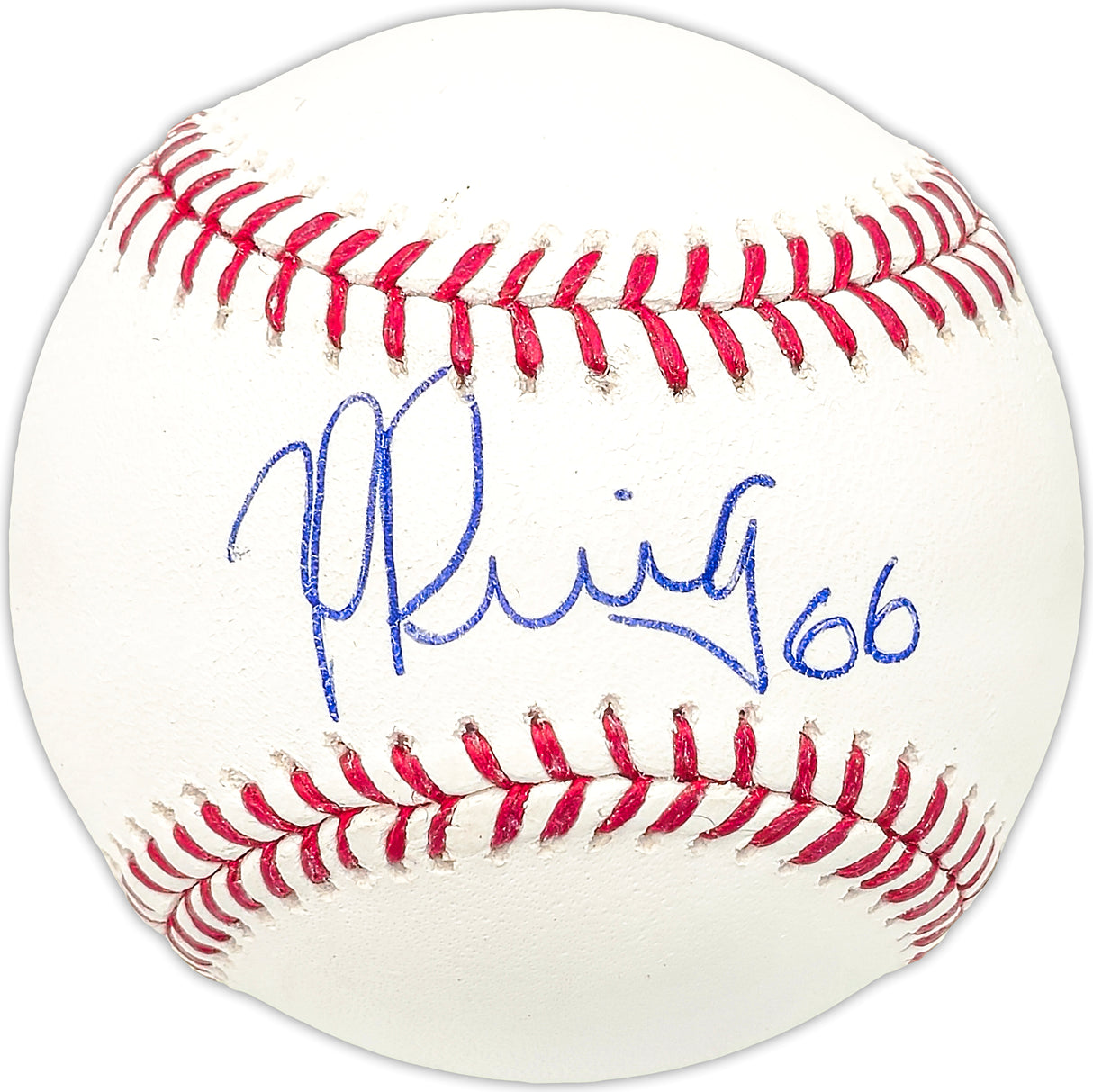 Yasiel Puig Autographed Official MLB Baseball Los Angeles Dodgers, Cincinnati Reds JSA #P52889