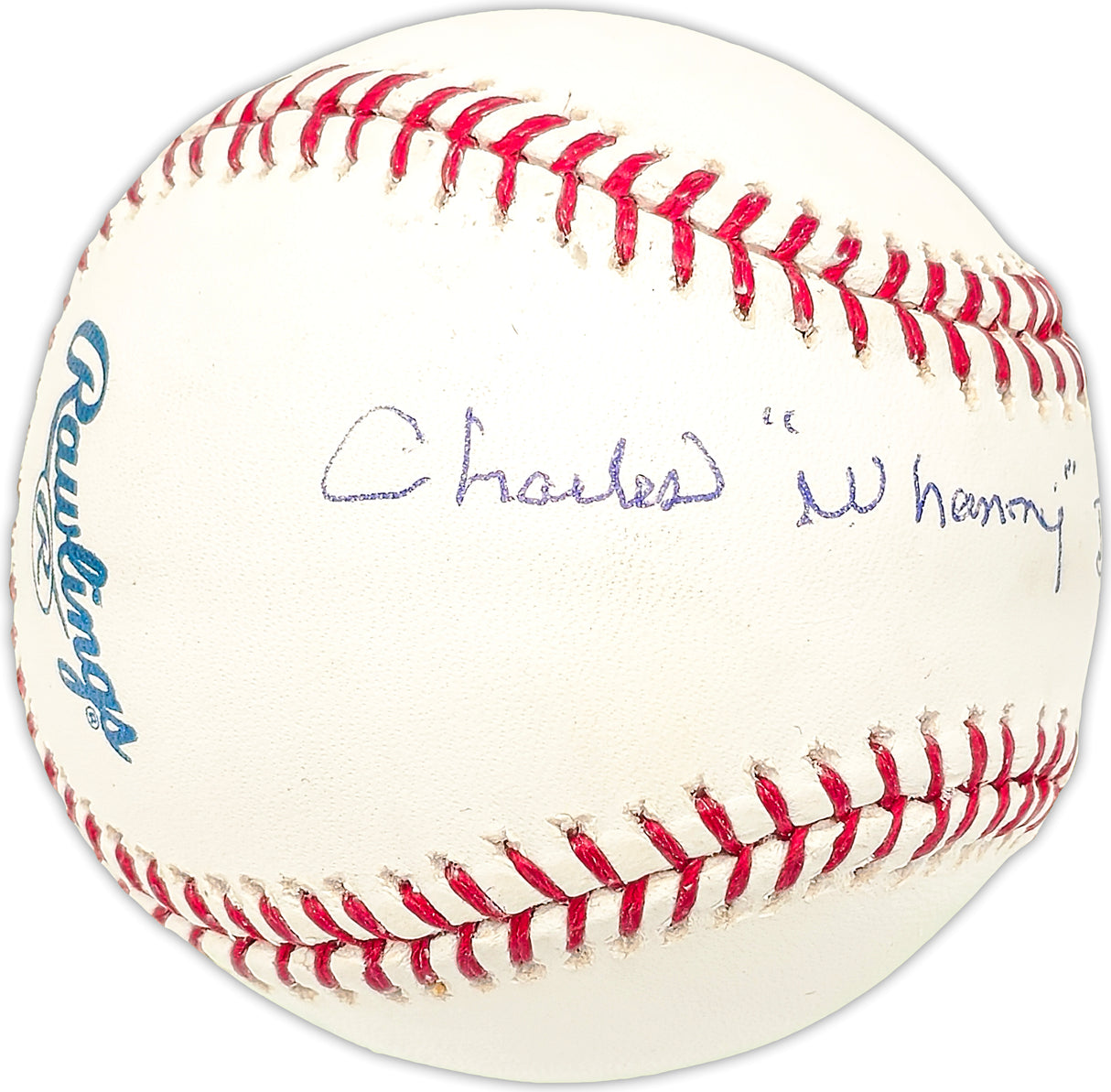 Charles "Whammy" Douglas Autographed Official MLB Baseball Pittsburgh Pirates JSA #E15839