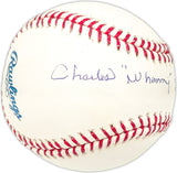 Charles "Whammy" Douglas Autographed Official MLB Baseball Pittsburgh Pirates JSA #E15839