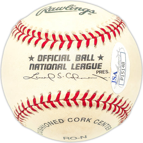 Mike Shannon Autographed Official NL Baseball St. Louis Cardinals JSA #P15148