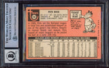 Pete Rose Autographed 1969 Topps Card #120 Cincinnati Reds Auto Grade Gem Mint 10 Beckett BAS #15496925