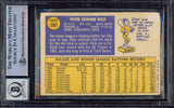 Pete Rose Autographed 1970 Topps Card #580 Cincinnati Reds Auto Grade Gem Mint 10 Beckett BAS #15496945