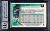 Ichiro Suzuki Autographed 2010 Topps Chrome Refractors Card #38 Seattle Mariners Auto Grade Gem Mint 10 "01 ROY/MVP" Beckett BAS #15497852