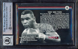 Mike Tyson Autographed 1991 Players International Ringlords Sample Card Auto Grade Gem Mint 10 Beckett BAS #15498044