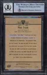 Mike Tyson Autographed 2012 Upper Deck Goodwin Champions Card #102 Auto Grade Gem Mint 10 Beckett BAS Stock #214684