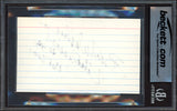 Kirby Puckett Autographed 3x5 Index Card Minnesota Twins Auto Grade Gem Mint 10 "Best Wishes #34 HOF 2001" Beckett BAS #15498739