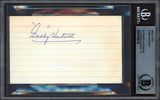 Gabby Hartnett Autographed 3x5 Index Card Chicago Cubs Auto Grade Gem Mint 10 Beckett BAS #15498738