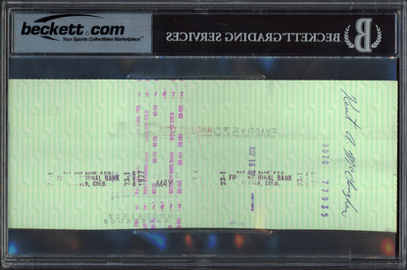 Al Davis Autographed Check Oakland Raiders Owner Auto Grade Gem Mint 10 Beckett BAS #15498744