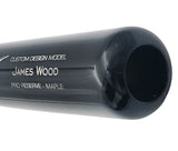 James Wood Autographed Black Victus Player Model Baseball Bat Washington Nationals Beckett BAS Witness Stock #225832