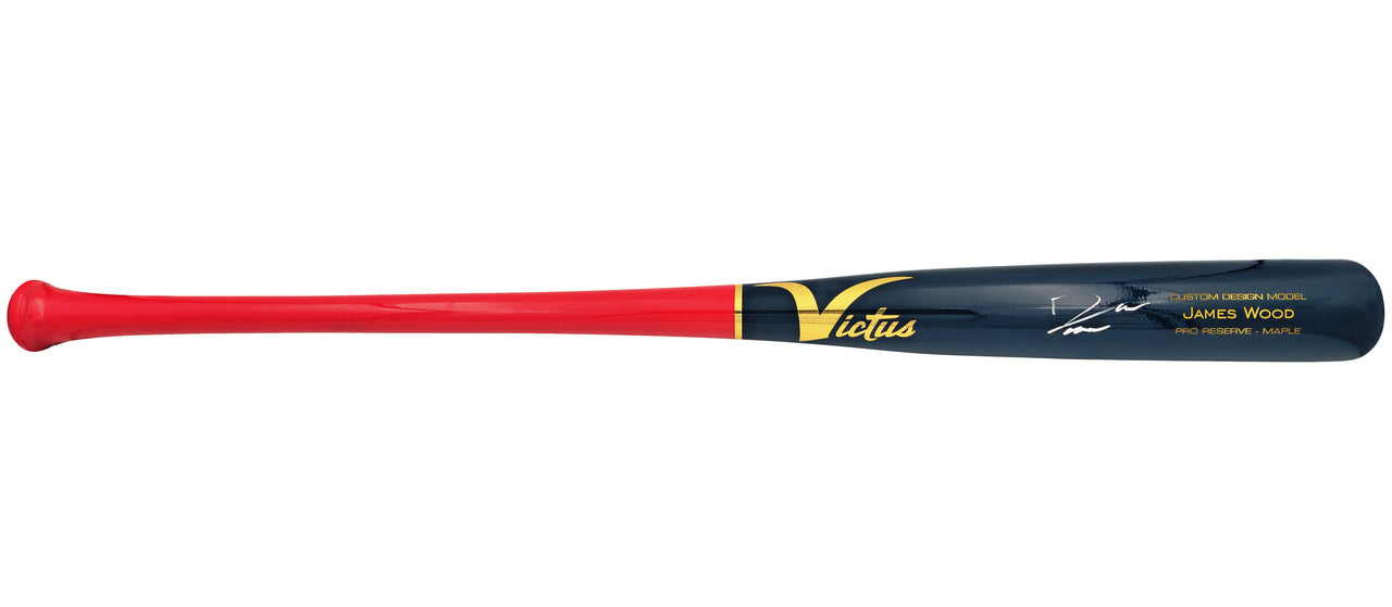 James Wood Autographed Blue Victus Player Model Baseball Bat Washington Nationals Beckett BAS Witness Stock #225831