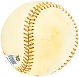 Willie Davis Autographed Official League Baseball Los Angeles Dodgers Vintage Signature Beckett BAS QR #BH040939